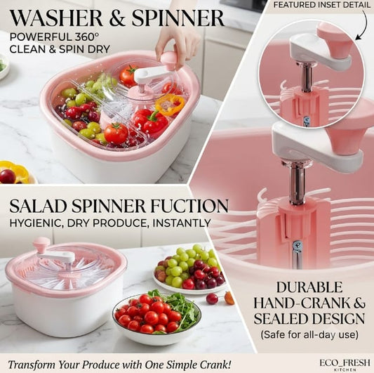 Portable Fruit & Vegetable Washing Machine | Removing Pesticides & Bacteria
