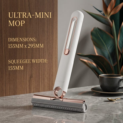 Portable Self-Wringing Mini Mop | Multi-Surface Cleaner