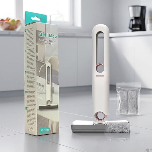Portable Self-Wringing Mini Mop | Multi-Surface Cleaner